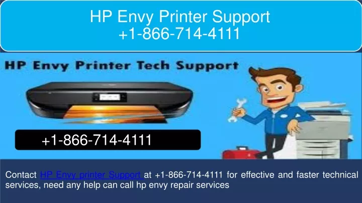 hp envy printer support 1 866 714 4111