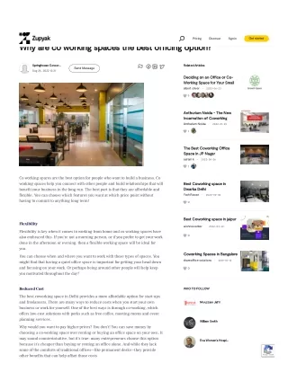real estate co working why are co working spaces