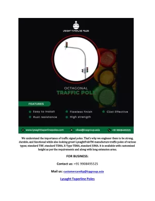 we understand the importance of traffic signal