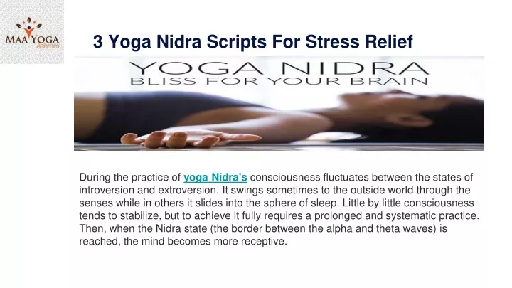 3 yoga nidra scripts for stress relief