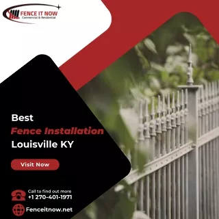 Best Fence Installation in Louisville KY - Fence It Now