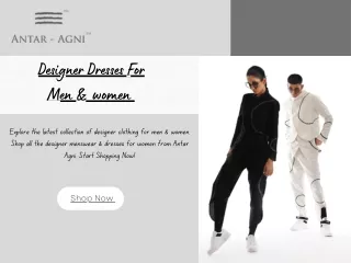 Latest designer  dresses for men & Women