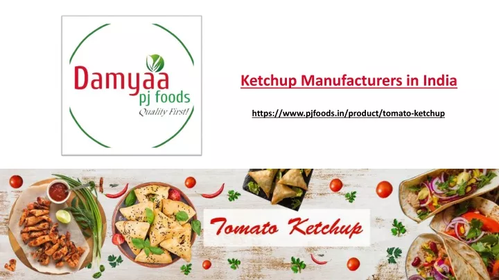 ketchup manufacturers in india