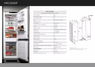 Azzano Built-in Fridge Freezer Combi