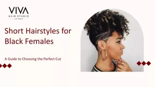 Short Hair Styles for Black Females