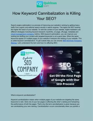 how keyword cannibalization is killing your seo