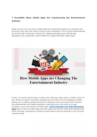 7 incredible ways mobile apps are transforming