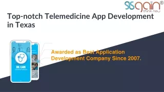 Telemedicine App Development Company in Texas