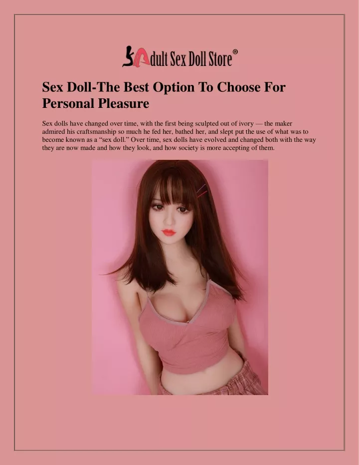 sex doll the best option to choose for personal