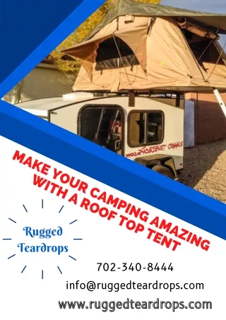 Roof Top Tent Rentals in Las Vegas - Rugged Teardrops
