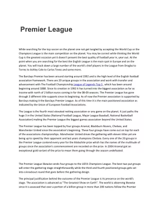 Premier League