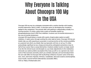 why everyone is talking about chocogra