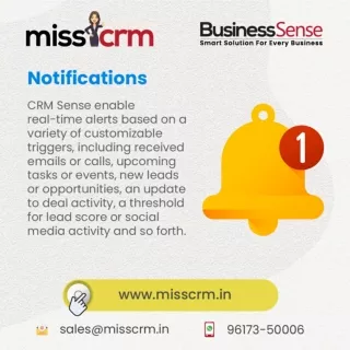 Best CRM software to get notifications in every schedule |CRM