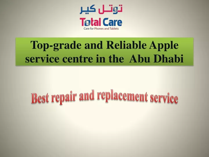 top grade and reliable apple service centre in the abu dhabi