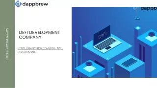 Defi Development Company | Defi Development Service | Dapp brew
