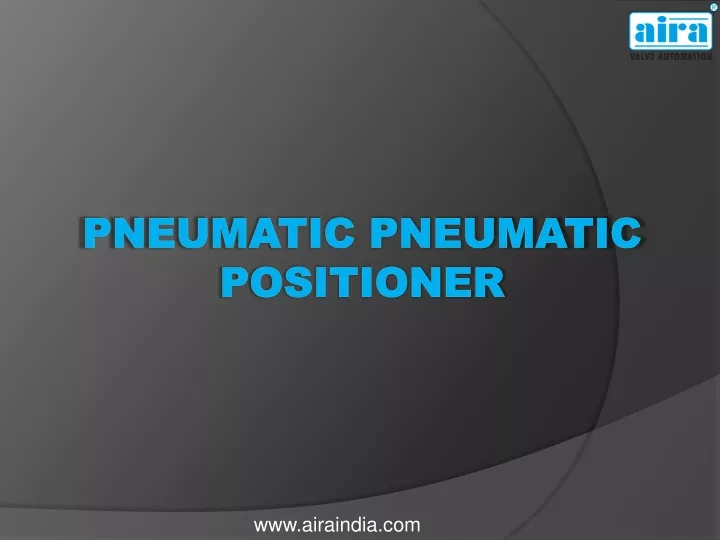 pneumatic pneumatic positioner