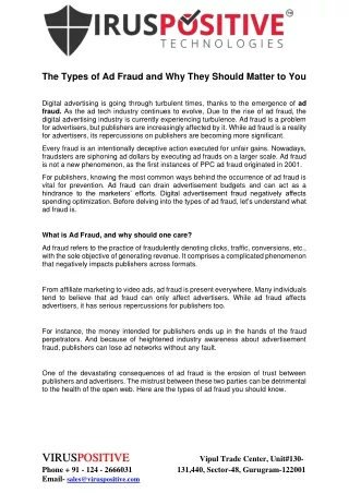 the types of ad fraud and why they should matter