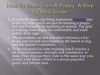 if correctly done can bring numerous benefits