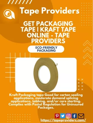Get Packaging Tape | Kraft Tape Online - Tape Providers