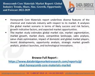 honeycomb core materials market report global