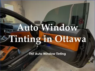 Auto Window Tinting in Ottawa - Ottawatinting.ca
