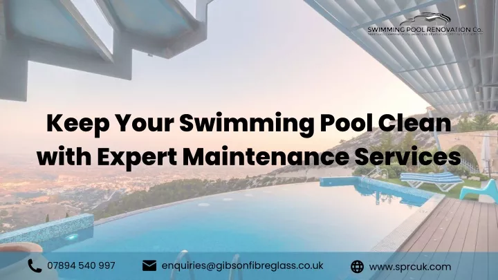 keep your swimming pool clean with expert