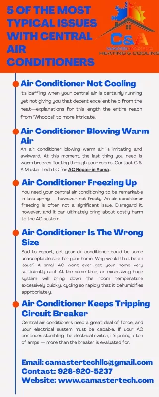 5 of the most typical issues with central