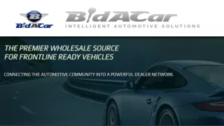 Best Digital Car Auction Platform Online | BidACar