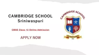 cambridge school sriniwaspuri