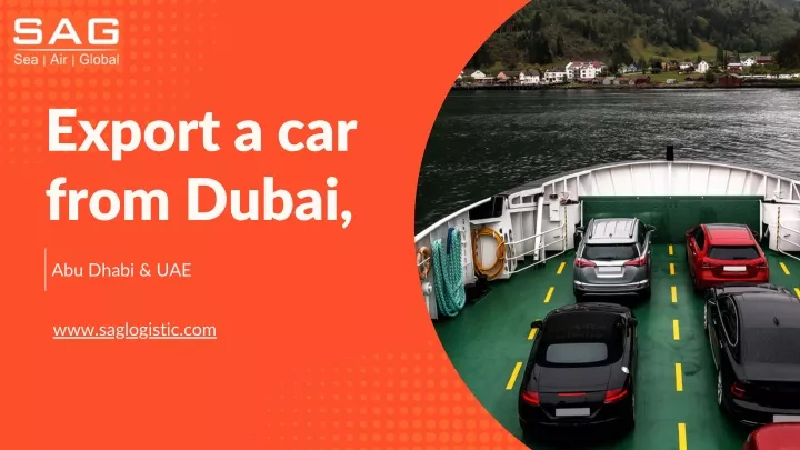 export a car from dubai