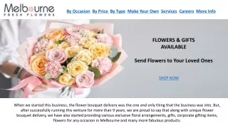 Florist Malvern East | Melbournefreshflowers.com.au