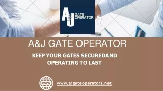 A and J gate   ... (1)
