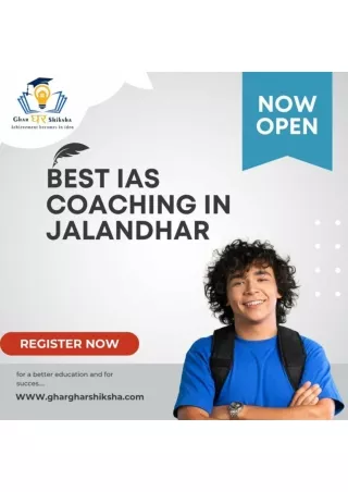 Top IAS coaching in Jalandhar