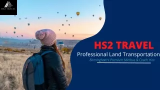 Minibus shuttle service | HS2 Travel Ltd