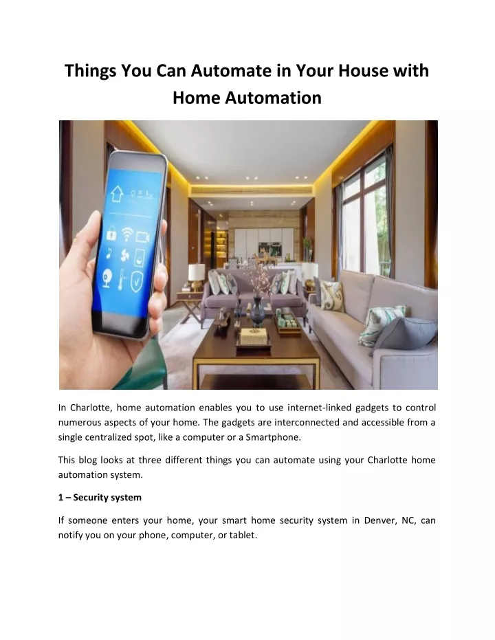 things you can automate in your house with home