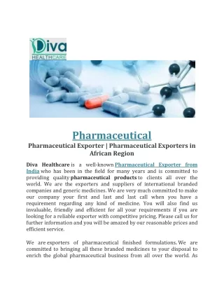pharmaceutical