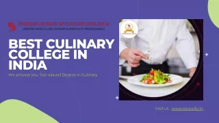 Best Culinary College in India