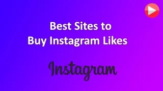 Best Sites To Buy Instagram Likes l YoutubeReviews