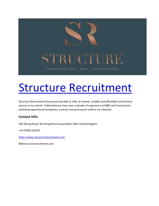 structure recruitment