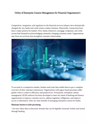 utility of enterprise content management
