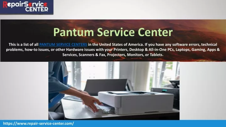 pantum service center this is a list