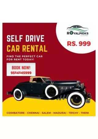 Self drive cars in Coimbatore
