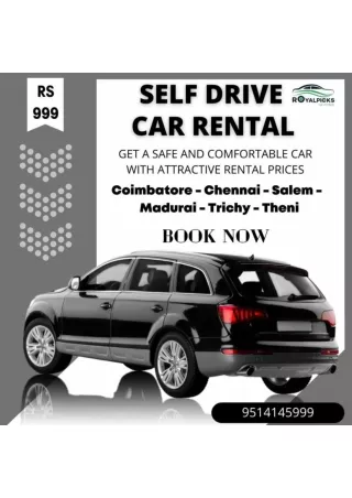 Self drive cars in Madurai