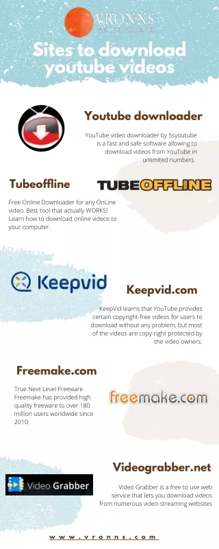 Sites to download youtube videos