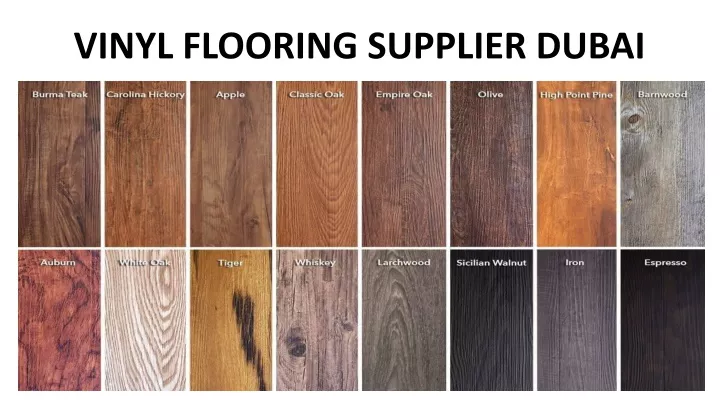 vinyl flooring supplier dubai