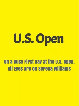 U.S. Open