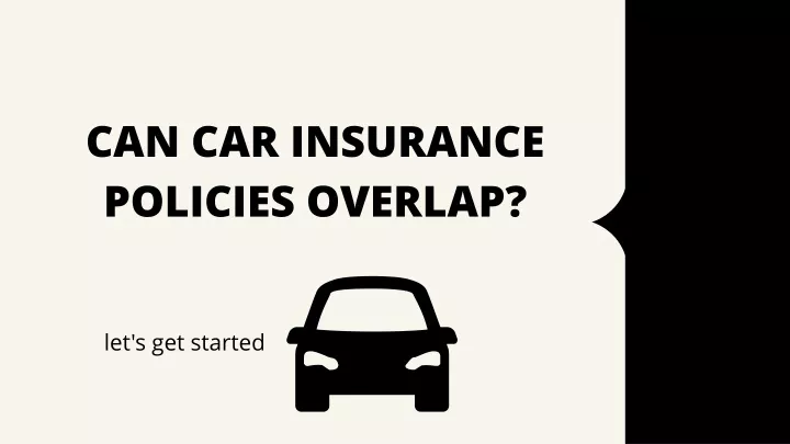 can car insurance policies overlap