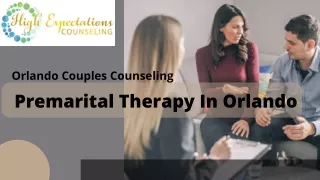 Premarital Therapy In Orlando