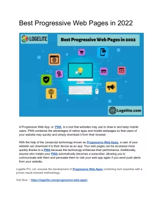 best progressive web pages in 2022