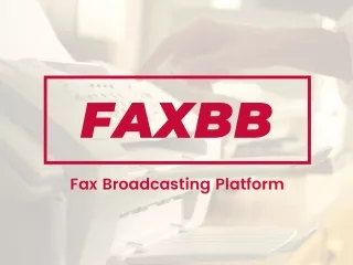 Fax Broadcasting, Fax Advertising & Fax Marketing Srevices by FaxBB